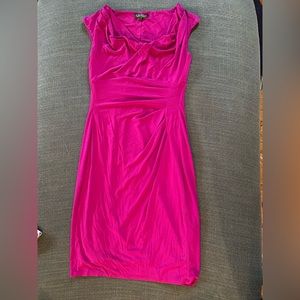 Ralph Lauren, bright purple, cowl neck dress size 6